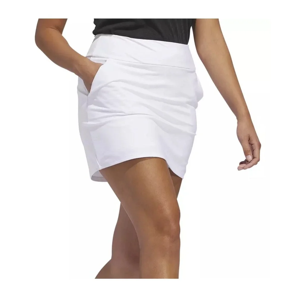 Adidas Primegreen Golf Skort Womens XL White Built In Shorts‎